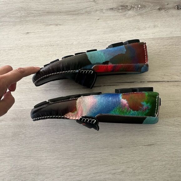 Robert Graham Sonny Leather Loafer Black/Multi
 NWOT main image 14